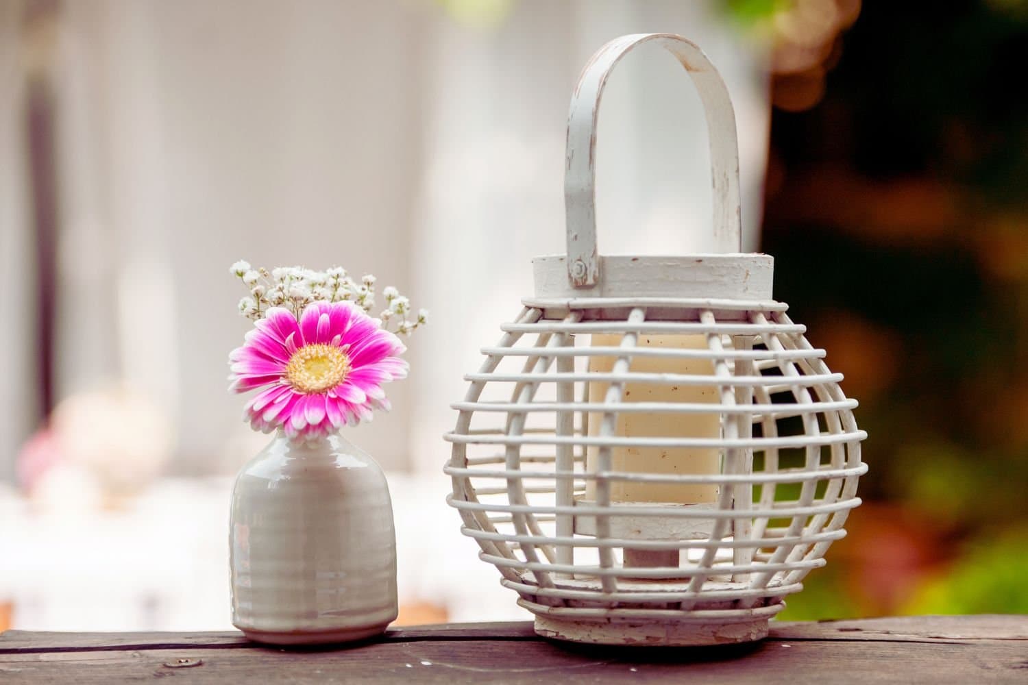 Decoración de boda sencilla