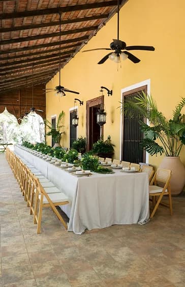Hacienda en Mérida para bodas con espacios naturales