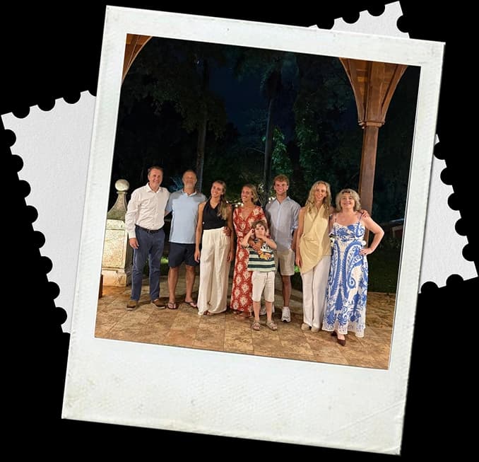 Fotografía de Miguel García del Castillo y Familia
