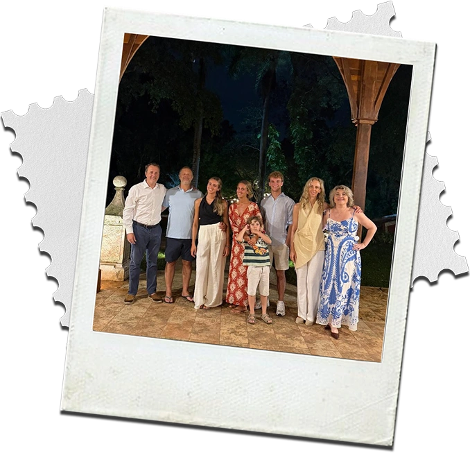Fotografía de Miguel García del Castillo y Familia
