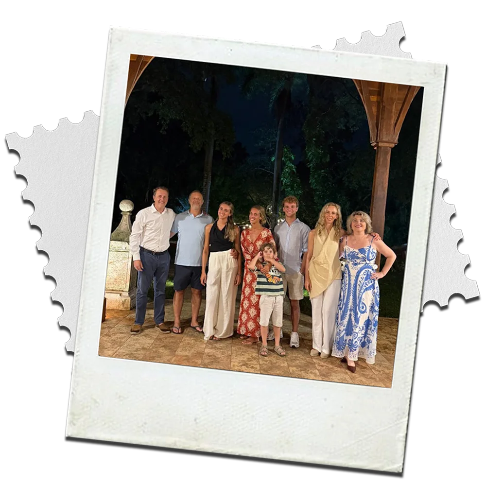 Fotografía de Miguel García del Castillo y Familia